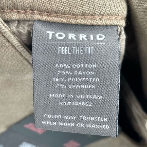 Torrid High Rise Super Soft Jeggings Tan Python Size 18 Short - Picture 10 of 10